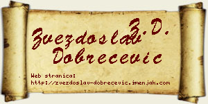 Zvezdoslav Dobrečević vizit kartica